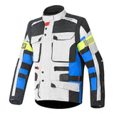 BELA CROSSROAD EXTREME WP 3 IN 1 MEN MOTORCYCLE JACKET ICE BLUE BLACK