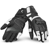 SHUA Ranger Pro Motorcycle racing Gloves Black White