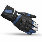 SHUA RANGER PRO MOTORCYCLE RACING GLOVES BLACK WHITE BLUE