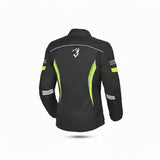 BELA BRADLEY LADY MOTORCYCLE TEXTILE JACKET BLACK YELLOW FLURO