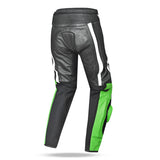 BELA X RACE PANTALON DE HOMBRE PIEL NEGRO BLANCO VERDE