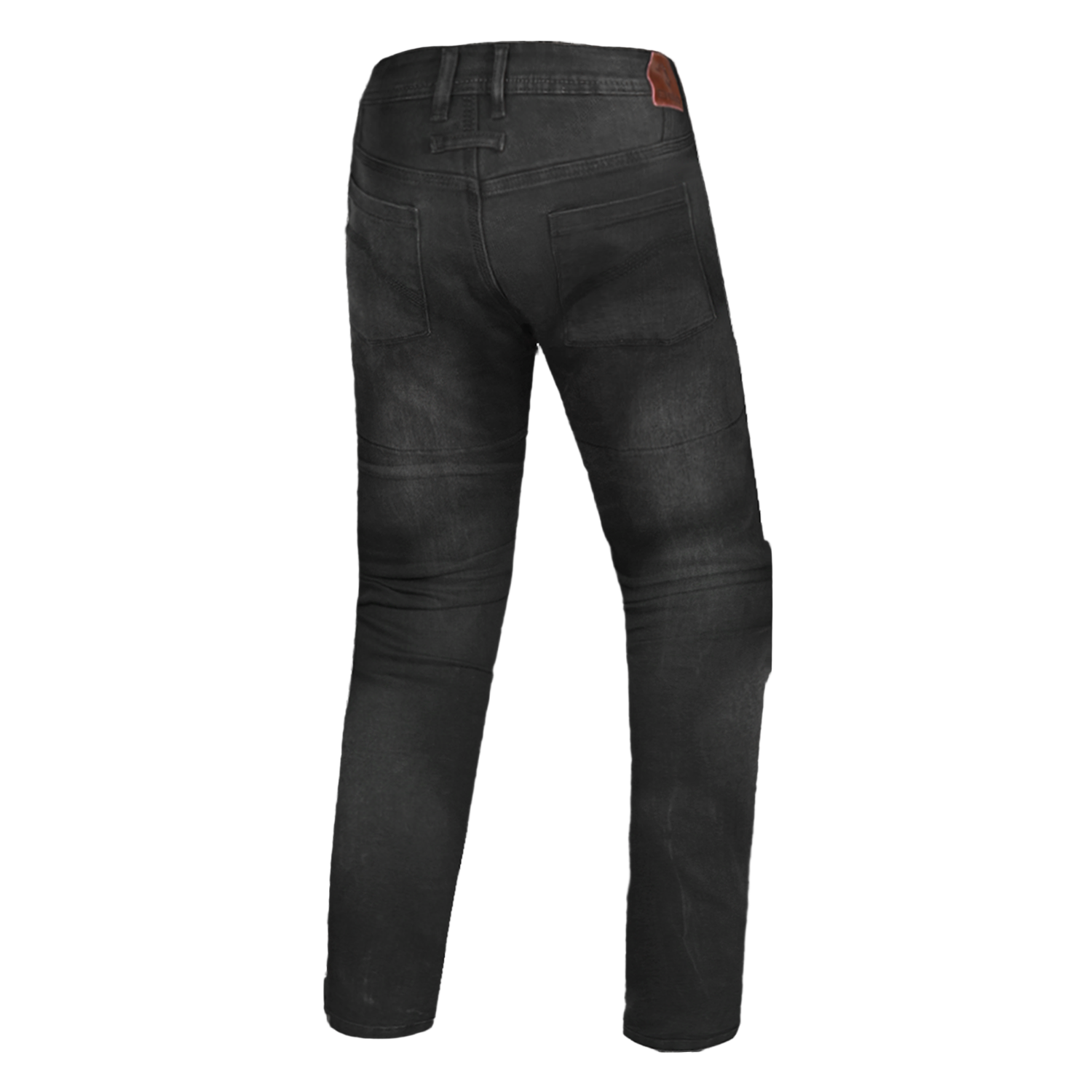 BELA DRIFTER MOTORCYCLE DENIM JEANS 34L BLACK TIE & DYE