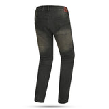 BELA STROKE MEN MOTORCYCLE JEANS 30L BLACK KHAKI TINT
