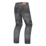 BELA ROCKER MEN MOTORCYCLE DENIM JEANS 32L GREY SPRAY