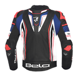 BELA BEAST CHAQUETA LEATHER HOMBRE NEGRO BLANCO AZUL ROJO