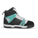 BELA Rover Lady Urban Motorcycle Boots Black White Turquoise