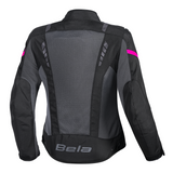 BELA ARTREX AIR 2.0 MOTORCYCLE LADY JACKET BLACK GREY FUSCHIA