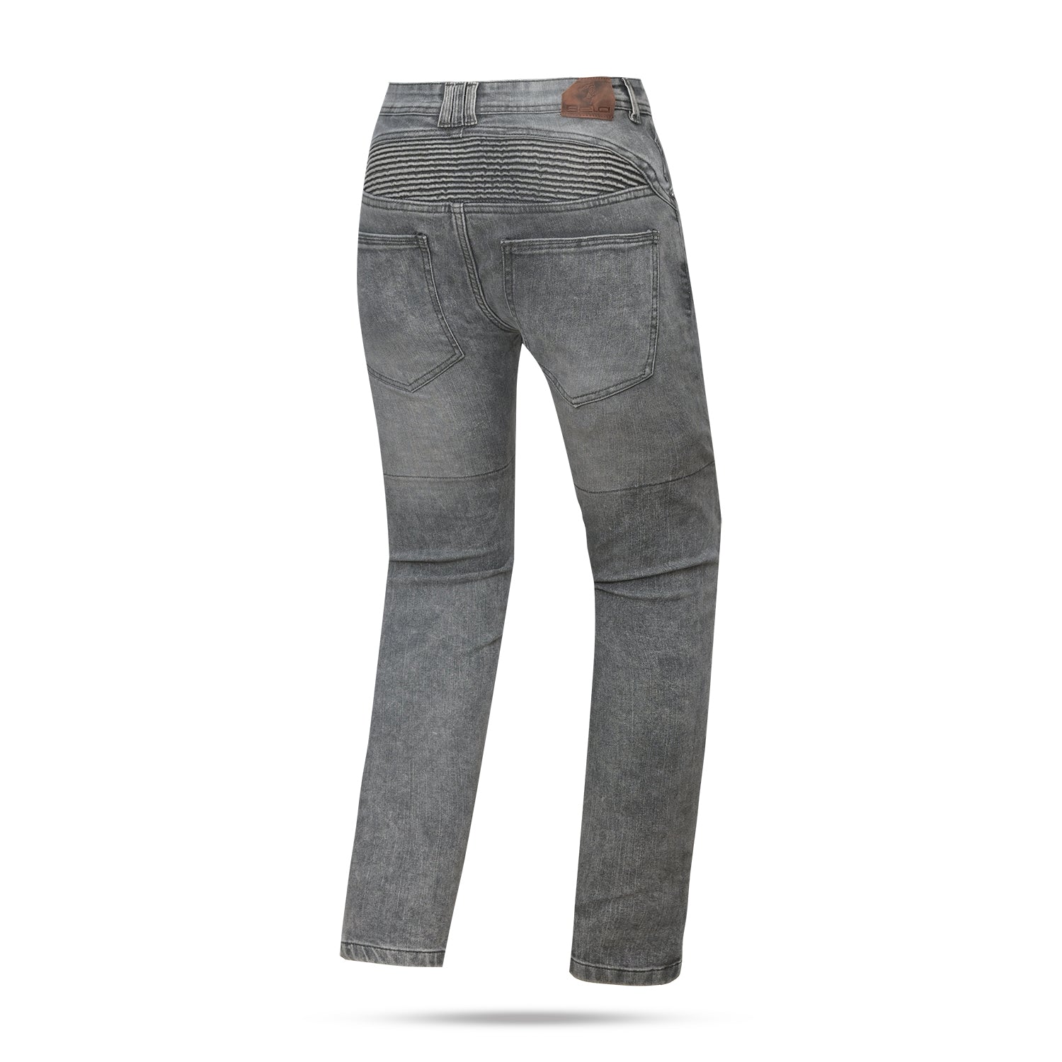 BELA BOSTON MEN MOTORCYCLE DENIM JEANS 30L RANDOM BLACK