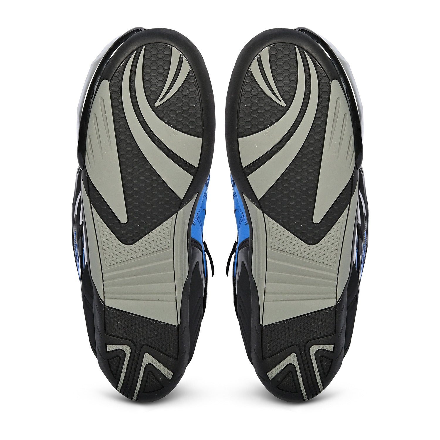 BELA Speedo 2.0 Motorcycle Leather Boots Black/Blue