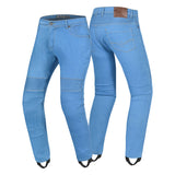 R-TECH VALENCIA LADY MOTORCYCLE JEANS LIGHT BLUE 32L