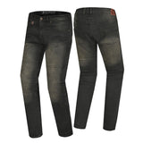 BELA STROKE MEN MOTORCYCLE JEANS 30L BLACK KHAKI TINT