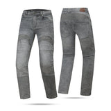 BELA BOSTON MEN MOTORCYCLE DENIM JEANS 30L RANDOM BLACK