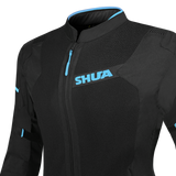 Shua Gravity Mesh Lady Motorcycle Jacket Black/Turquesa
