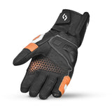 SHUA RANGER PRO MOTORCYCLE RACING GLOVES BLACK WHITE ORANGE
