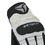 R-TECH Moto Flex Man Summer Motorcycle Gloves Black Grey