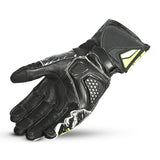 BELA Armour Pro Motorcycle Racing Glove Black/Yellow