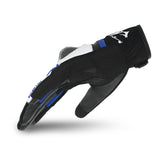 BELA Air Flow Motorcycle Leather Gloves Black White Blue