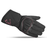 BELA Frost Shield Motorcycle Winter Gloves Black Burgundy
