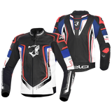 BELA BEAST CHAQUETA LEATHER HOMBRE NEGRO BLANCO AZUL ROJO