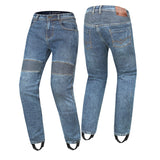 R-TECH VALENCIA LADY MOTORCYCLE DENIM JEANS RANDOM BLUE