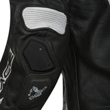 BELA X-Race Motorcycle Racing Leather Jacket Black/White/Anthracite