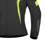 BELA Bradley Lady Motorcycle Textile Jacket Black Yellow Fluro