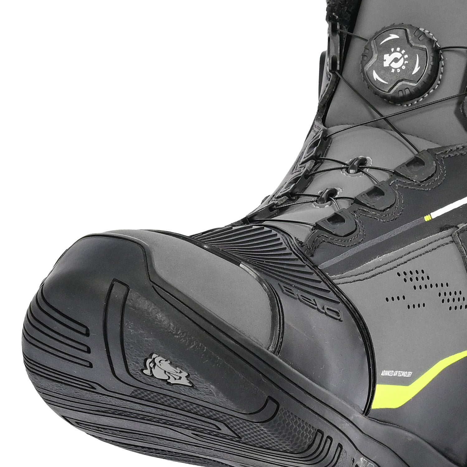 BELA EXTREME FORCE URBAN MOTORCYCLE BOOTS BLACK GREY YELLOW