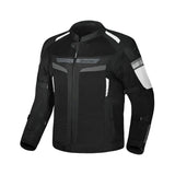 BELA Sprinter Textile Motorbike Jacket Black/White/Grey