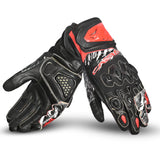 BELA Armour Pro Motorcycle Racing Glove Black/Red