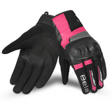 BELA Hero Air Lady Summer Motorcycle Gloves Black Pink