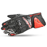 BELA Armour Pro Motorcycle Racing Glove Black/Red