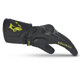 BELA Frost Shield Motorcycle Gloves Black yellow Fluro