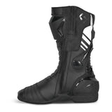 SHUA Super Tech Sports Motorcycle Leather Boots Black White