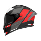 MT Braker SV Chento Touring Motorcycle Helmets Matt Black Red