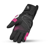 SHUA RANGER PRO MOTORCYCLE RACING LADY GLOVES BLACK WHITE FUSHICA