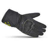 BELA Frost Shield Motorcycle Gloves Black yellow Fluro
