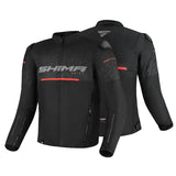 SHIMA DRIFT MEN MOTORCYCLE JACKET BLACK