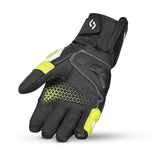 SHUA RANGER PRO MOTORCYCLE GLOVES BLACK WHITE YELLOW FLURO