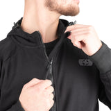 Oxford Armourlite AA Lockon MS Motorcycle Hoodie Black