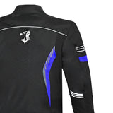 BELA Bradley Men Motorcycle Textile Jacket Black Blue