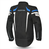 BELA Highland Motorcycle Riding Jacket Men Black Blue images