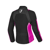 BELA Elanur Lady Motorcycle Textile Touring Jacket Black Grey Pink