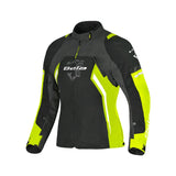 BELA Elanur Lady Textile Motorcycle Touring Jacket Black Grey Yellow
