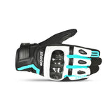 BELA Air Flow Lady Motorcycle Leathere Gloves Black Tourquise
