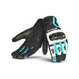 BELA Air Flow Lady Motorcycle Leathere Gloves Black Tourquise