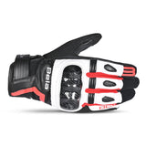BELA Air Flow Lady Motorcycle Leather Glove Black White Red