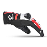 BELA Air Flow Lady Motorcycle Leather Glove Black White Red