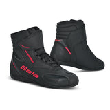BELA Mission WR Urban Motorcycle Boots Black Red