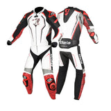 BELA North Star 2 PC Motorbike Leathers Suits Black/White/Red