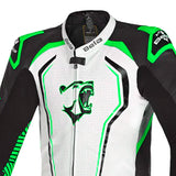 BELA North Star 1 PC Motorcycle Suit White Black Green